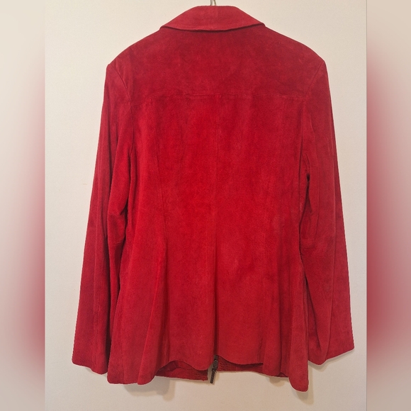 NWOT 100% leather suede jacket - Picture 4 of 5